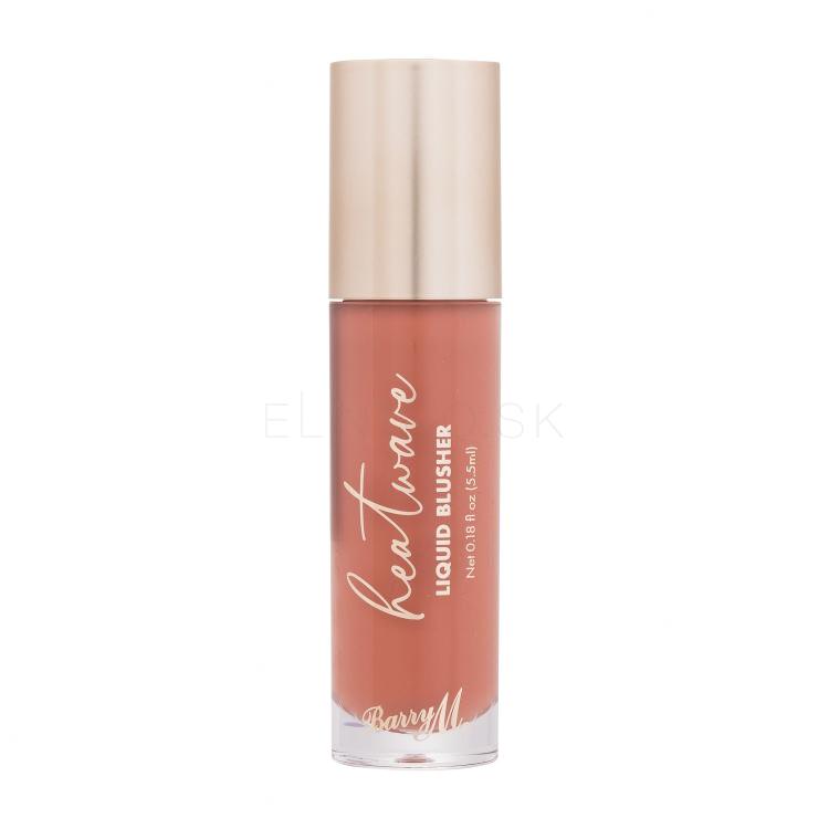 Barry M Heatwave Liquid Blusher Lícenka pre ženy 5,5 ml Odtieň Secluded