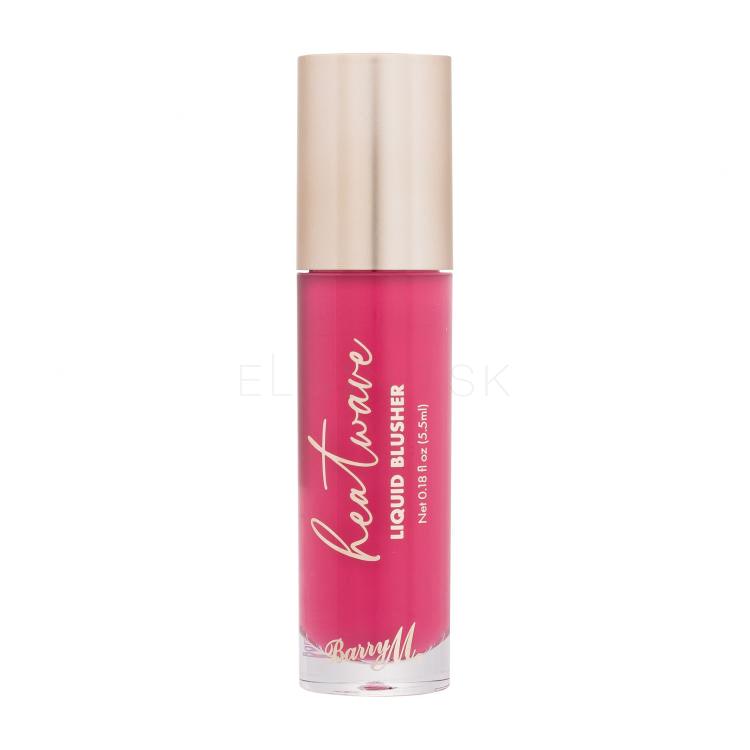 Barry M Heatwave Liquid Blusher Lícenka pre ženy 5,5 ml Odtieň Idyllic