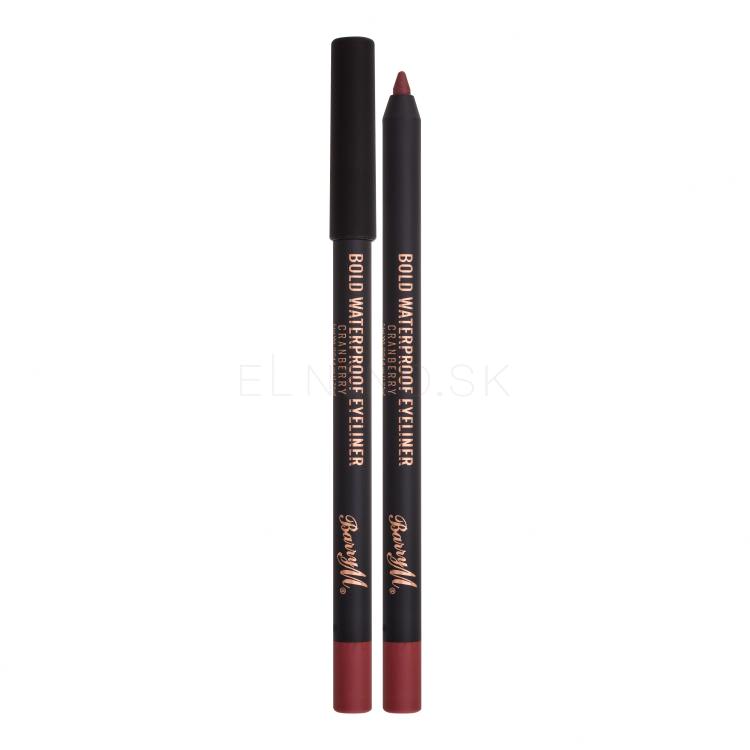 Barry M Bold Waterproof Eyeliner Ceruzka na oči pre ženy 1,2 g Odtieň Cranberry