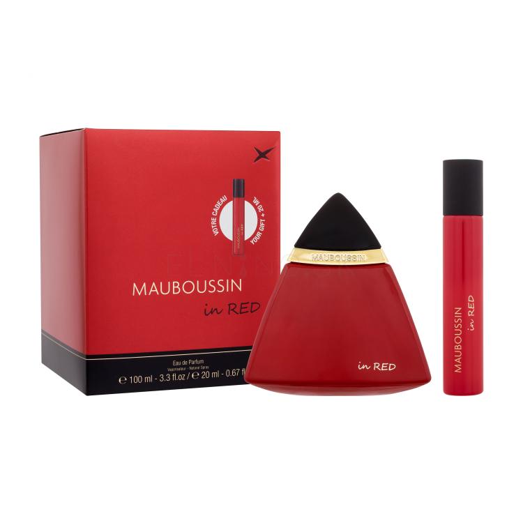 Mauboussin Mauboussin in Red Darčeková kazeta parfumovaná voda 100 ml + parfumovaná voda 20 ml