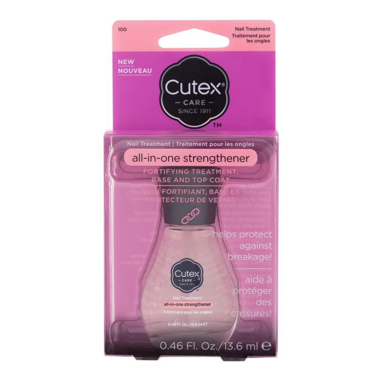 Cutex Nail Treatment All-In-One Strengthener Starostlivosť na nechty pre ženy 13,6 ml