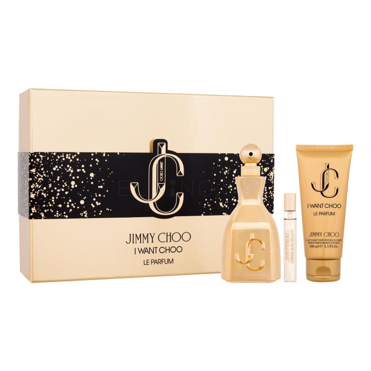 Jimmy Choo I Want Choo Darčeková kazeta parfum 100 ml + telové mlieko 100 ml + parfum 7,5 ml