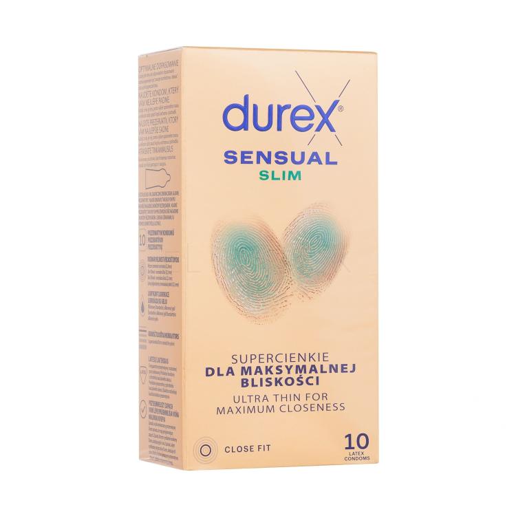 Durex Sensual Slim Kondómy pre mužov Set