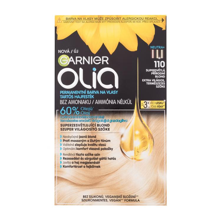 Garnier Olia Farba na vlasy pre ženy 60 g Odtieň 110 Super Light Natural Blonde poškodená krabička