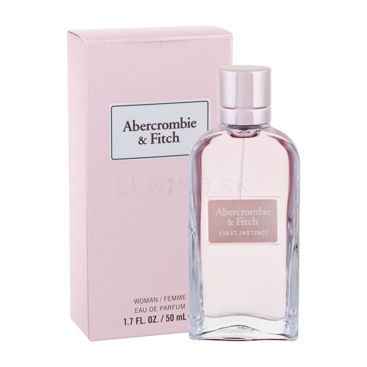 Abercrombie &amp; Fitch First Instinct Parfumovaná voda pre ženy 50 ml poškodený flakón