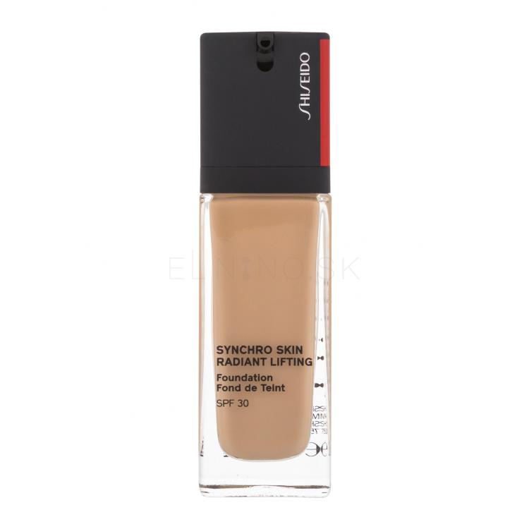 Shiseido Synchro Skin Radiant Lifting SPF30 Make-up pre ženy 30 ml Odtieň 330 Bamboo poškodená krabička