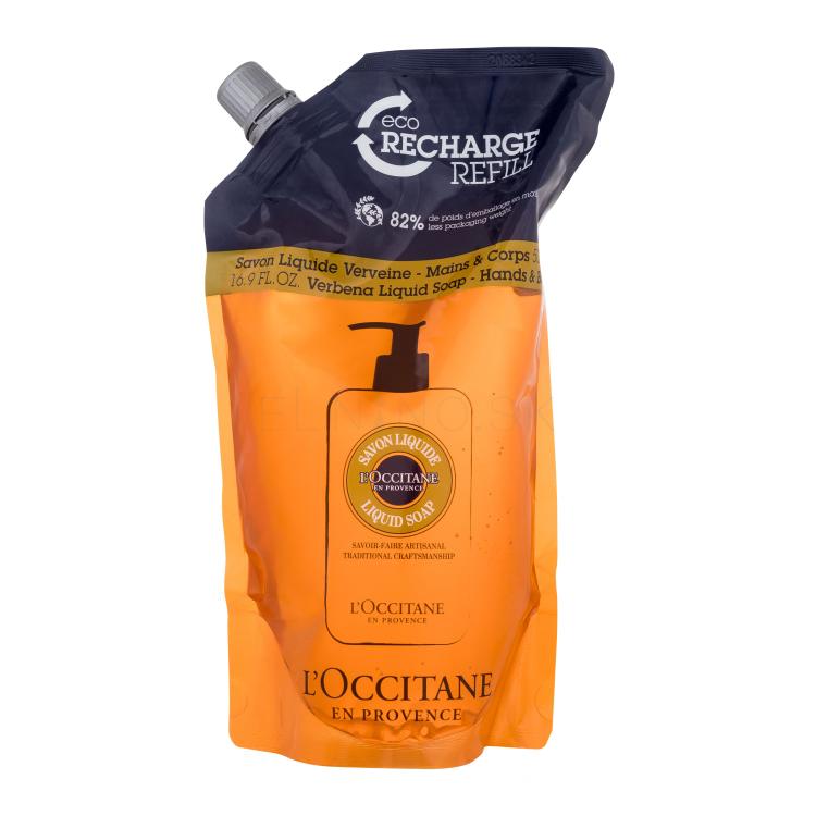 L&#039;Occitane Verveine (Verbena) Liquid Soap Tekuté mydlo pre ženy Náplň 500 ml