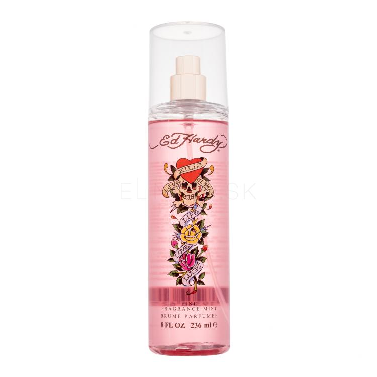 Christian Audigier Ed Hardy Woman Telový sprej pre ženy 236 ml