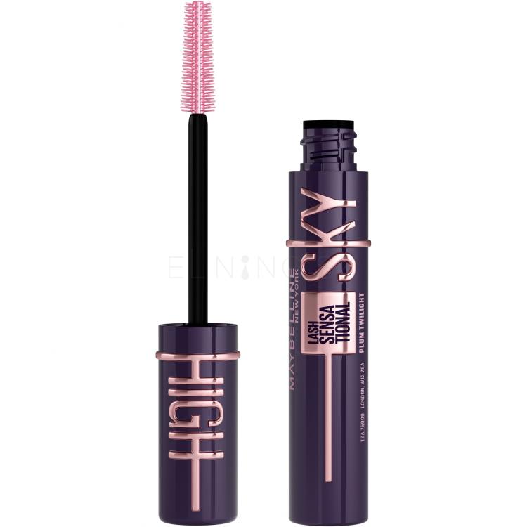 Maybelline Lash Sensational Sky High Špirála pre ženy 7,2 ml Odtieň Plum Twilight