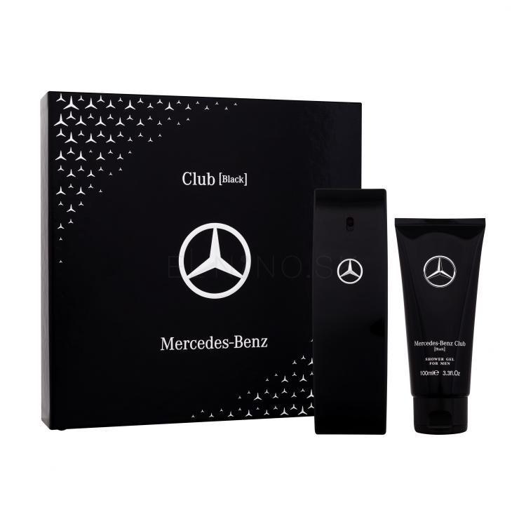 Mercedes-Benz Mercedes-Benz Club Black Darčeková kazeta toaletná voda 100 ml + sprchovací gél 100 ml poškodená krabička