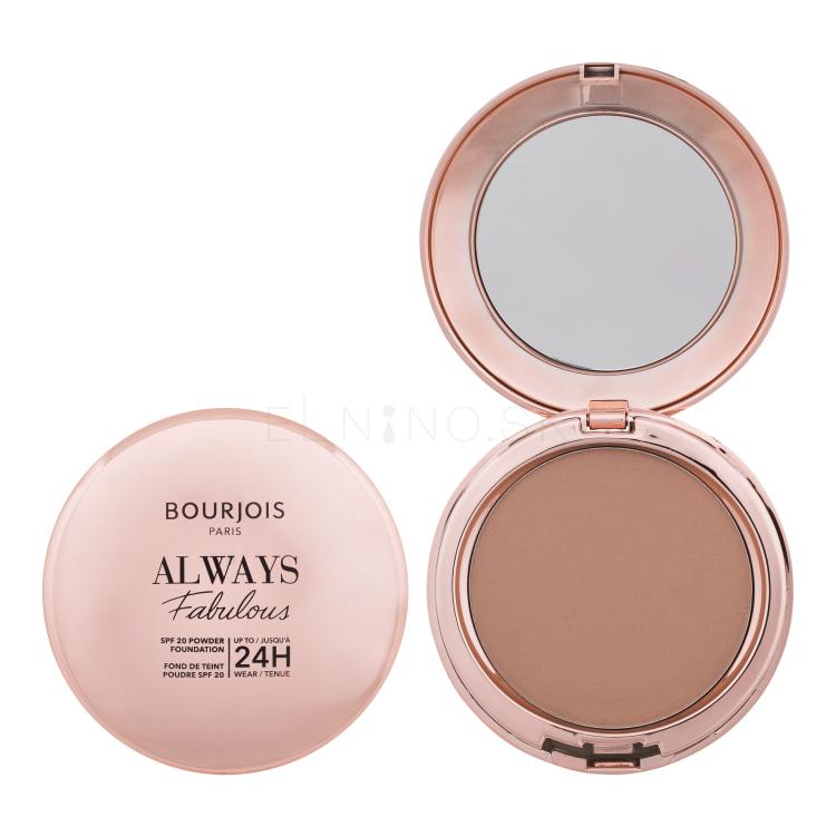 BOURJOIS Paris Always Fabulous Powder Foundation SPF20 Make-up pre ženy 7 g Odtieň 300 Rose Sand