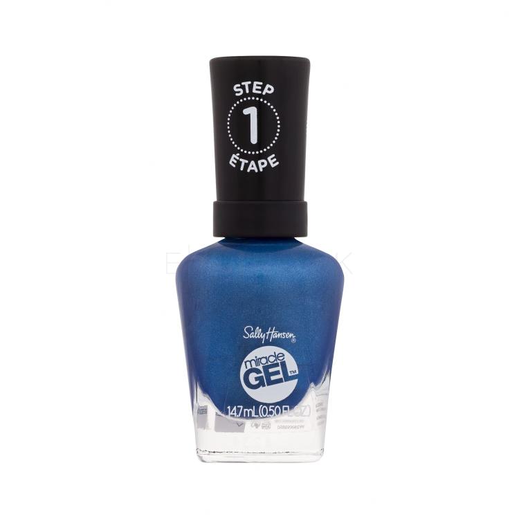 Sally Hansen Miracle Gel Lak na nechty pre ženy 14,7 ml Odtieň 646 Blues Cruise