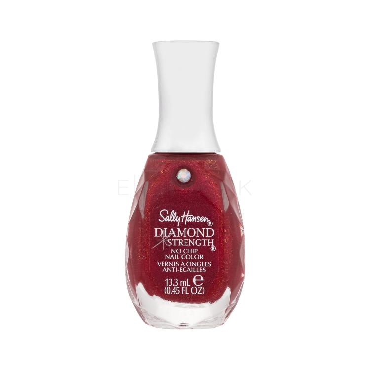 Sally Hansen Diamond Strength Lak na nechty pre ženy 13,3 ml Odtieň 370 Red Velvet