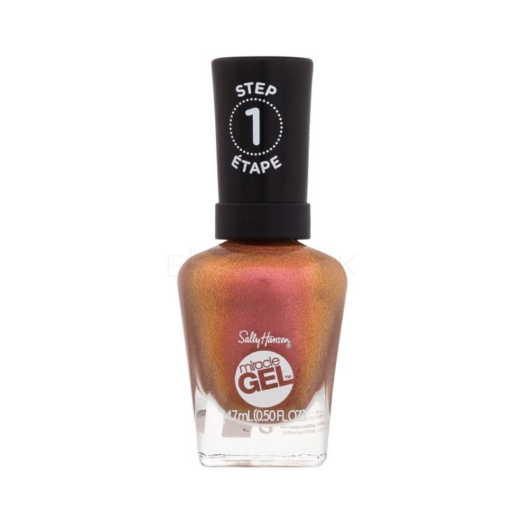 Sally Hansen Miracle Gel Lak na nechty pre ženy 14,7 ml Odtieň 382 Sundown Socialite