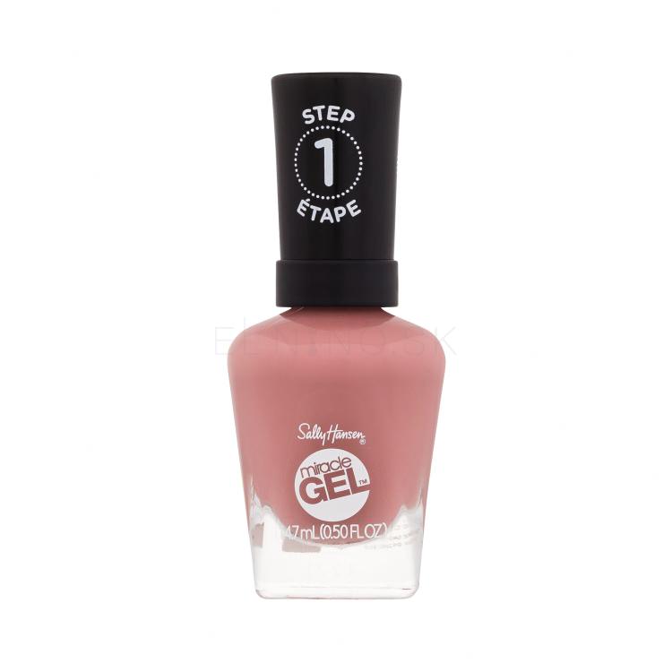 Sally Hansen Miracle Gel Lak na nechty pre ženy 14,7 ml Odtieň 252 Rose &amp; Shine