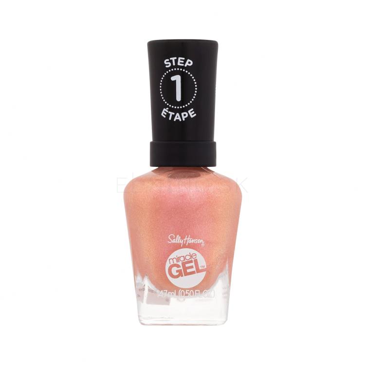 Sally Hansen Miracle Gel Lak na nechty pre ženy 14,7 ml Odtieň 352 Eternally Grapefruit