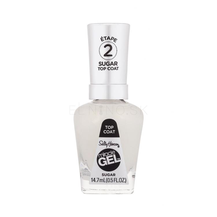 Sally Hansen Miracle Gel Sugar Top Coat Lak na nechty pre ženy 14,7 ml