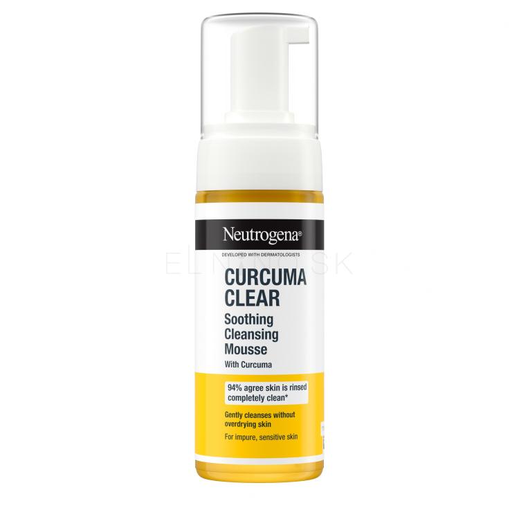 Neutrogena Curcuma Clear Soothing Cleansing Mousse Čistiaca pena 150 ml