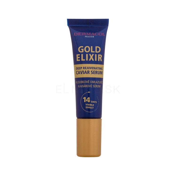 Dermacol Gold Elixir Deep Rejuvenating Caviar Serum Pleťové sérum pre ženy 12 ml