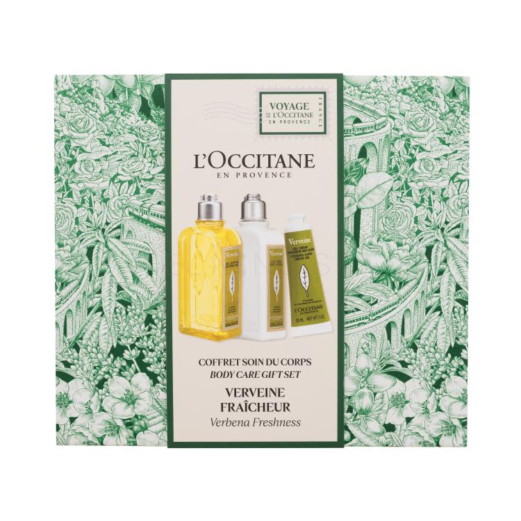 L&#039;Occitane Verveine (Verbena) Body Care Gift Set Darčeková kazeta sprchovací gél Verveine Shower Gel 250 ml + telové mlieko Verveine Body Lotion 250 ml + krém na ruky Verveine Cooling Hand Cream-Gel 30 ml