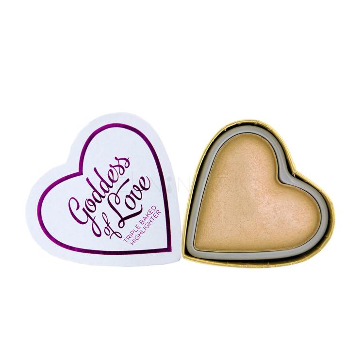 Makeup Revolution London I Heart Revolution Triple Baked Highlighter Rozjasňovač pre ženy 10 g Odtieň Golden Goddess