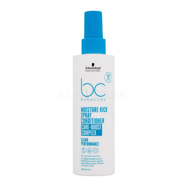 Schwarzkopf Professional BC Bonacure Moisture Kick Spray Conditioner Care-Boost Complex Kondicionér pre ženy 200 ml