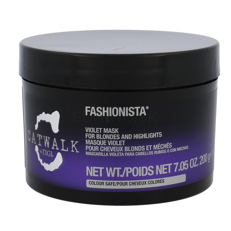 Tigi Catwalk Fashionista Violet Maska na vlasy pre ženy 200 g