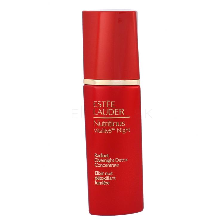 Estée Lauder Nutritious Vitality8 Night Radiant Overnight Detox Concentrate Pleťové sérum pre ženy 30 ml