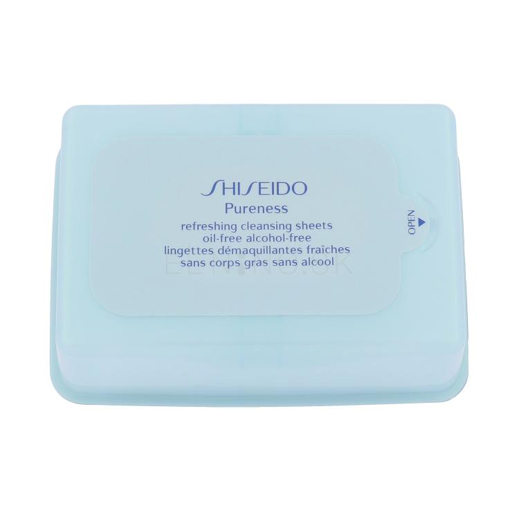 Shiseido Pureness Refreshing Cleansing Sheets Čistiace obrúsky pre ženy 30 ks tester