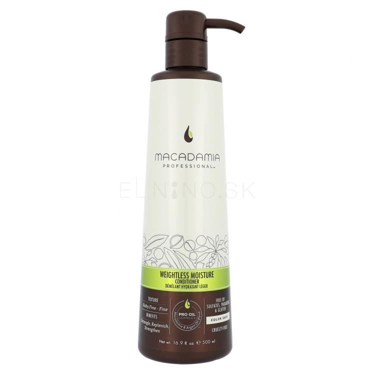 Macadamia Professional Weightless Moisture Kondicionér pre ženy 500 ml