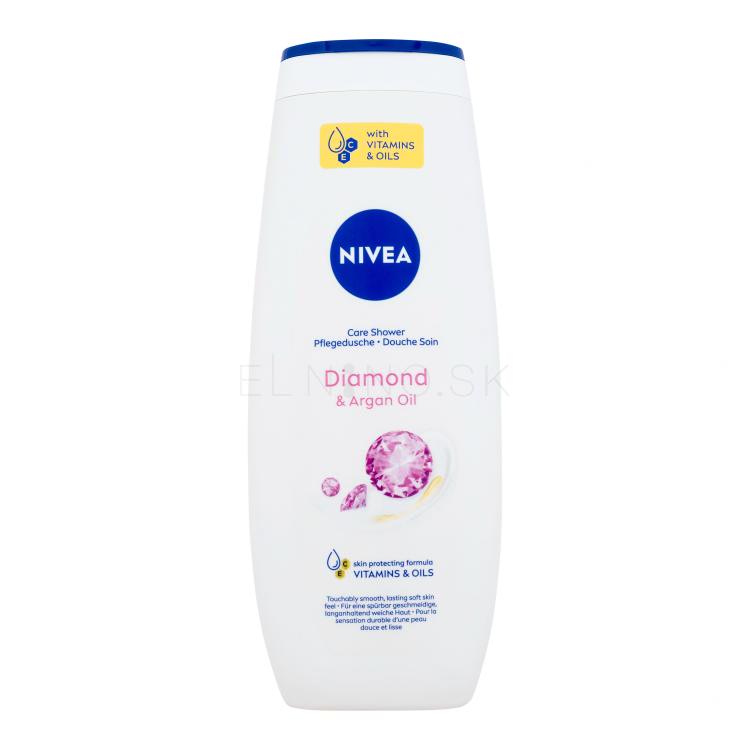 Nivea Diamond &amp; Argan Oil Sprchovací gél pre ženy 500 ml