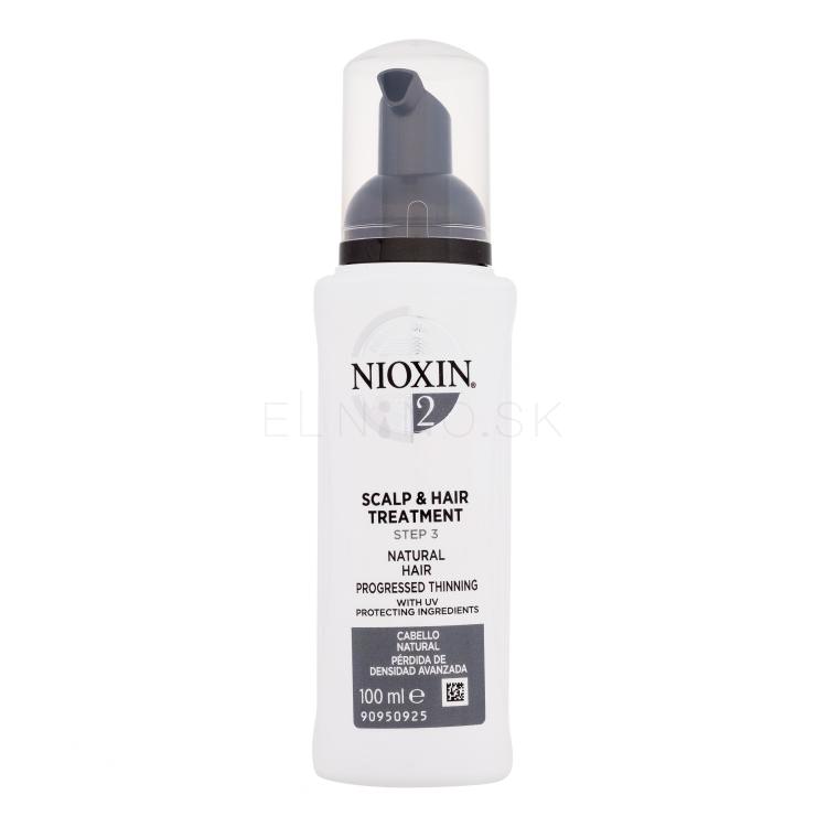 Nioxin System 2 Scalp &amp; Hair Treatment Balzam na vlasy pre ženy 100 ml poškodená krabička